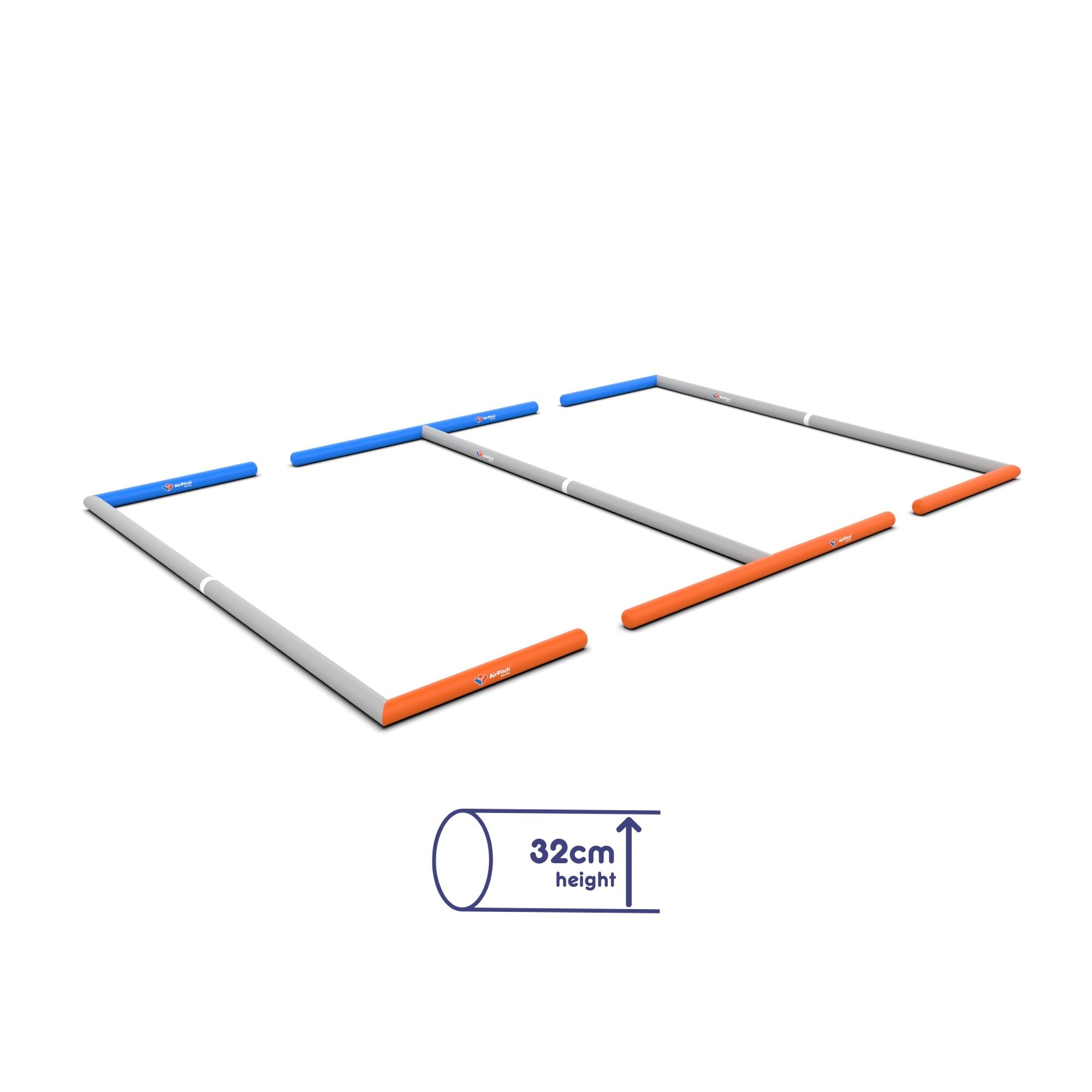 AirPitch Dual Pro Lite 3v3 Inflatable Football Pitch (15x20m)